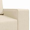 vidaXL Sofa Bed Cream 96.46 x 30.71 x 30.31 in Fabric