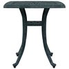 vidaXL Garden Table Green Cast Aluminum Medium Durable Garden Table