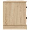 vidaXL Bedside Cabinet Sonoma oak Engineered wood Standard