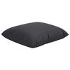 vidaXL Sofa Cushion Set of 4 Black Polyester Medium