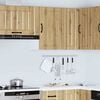 vidaXL Kitchen Wall Cabinet Artisan oak Engineered wood Medium