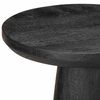 vidaXL Side Table Black Solid Mango Wood Small Durable Side Table