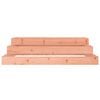 vidaXL Planter Natural wood color Solid Douglas wood (untreated) Medium
