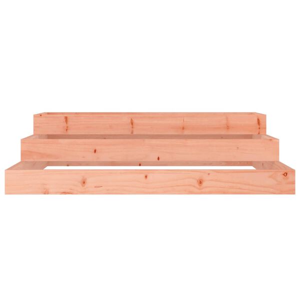 vidaXL Planter Natural wood color Solid Douglas wood (untreated) Medium