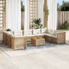 vidaXL Outdoor Sofa Set Beige