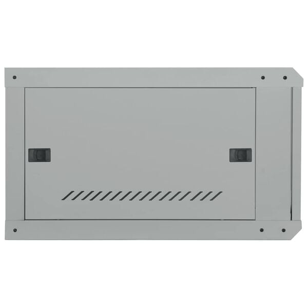 vidaXL Network Cabinet Grey 20.87 x 23.62 x 11.81 in Steel