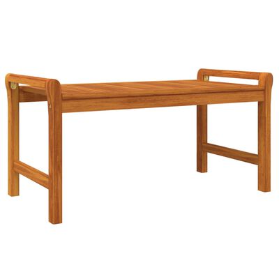 vidaXL Coffee Table 39.4"x19.7"x19.7" Solid Wood Acacia