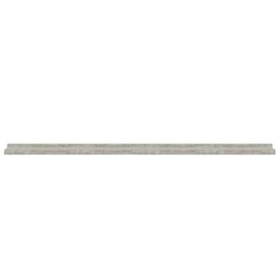 A long concrete trough-like shelf with inner walls on both sides.