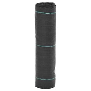 vidaXL Weed Membrane Black Polypropylene 0.5 x 328.1 in Durable