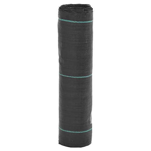 vidaXL Weed Membrane Black Polypropylene 0.5 x 328.1 in Durable