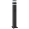 vidaXL Outdoor Floor Lamp Set of 3 Black