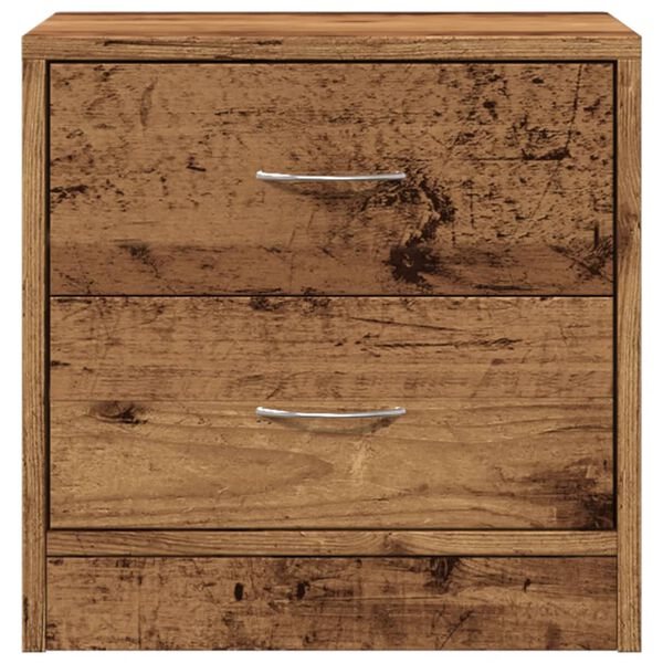 vidaXL Bedside Cabinet Old wood Engineered wood Compact Bedside Cabinet
