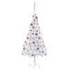 vidaXL Artificial Pre-lit Christmas Tree with Ball Set 70.9" 620 Branches