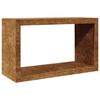 vidaXL Firewood Rack 39.4x15.7x23.6" Weathering Steel