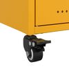 vidaXL TV Cabinet Mustard Yellow Cold-rolled steel Medium TV Cabinet