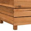 vidaXL Raised Bed Natural wood Recycled teak wood, steel Large