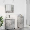 vidaXL Bathroom Furniture Set with Drawer 3 pcs Concrete Grey