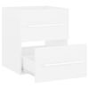 vidaXL Sink Cabinet White Engineered wood 16.1x15.2x18.9 in Sink Cabinet