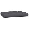 vidaXL Pallet Cushion Anthracite 100% polyester Water-resistant materials