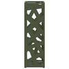 vidaXL Umbrella Stand Olive 15.5 x 15.5 x 49 cm Metal