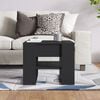 vidaXL Coffee Table Black Engineered wood Medium Coffee Table Square