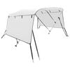 vidaXL 3-bow Bimini Top with Sidewalls 72.0x(66.9-71.7)x53.9"