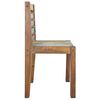 vidaXL Dining Chair Set of 6 Multicolor Solid reclaimed wood Standard