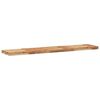vidaXL Floating Shelf Acacia Wood Solid Acacia wood 55.1 x 11.8 x 1.6 in