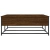 vidaXL Coffee Table Brown Oak Engineered Wood Medium Coffee Table
