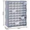 vidaXL Multi-drawer Organizer with 60 Drawers 15"x6.3"x18.7"