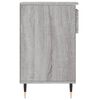 vidaXL Shoe Cabinet Grey Sonoma 40.2x14.2x23.6" Engineered Wood