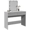 vidaXL Dressing Table Grey Sonoma Engineered wood, Glass Medium