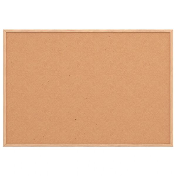 vidaXL Cork Board with Solid Pine Wood Frame 31.5x21.7"