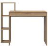 vidaXL Desk Artisan Oak 39.37 x 15.75 x 35.43 in Engineered Wood