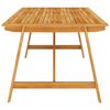 vidaXL Dining Set Brown Solid Acacia wood Large Seats Many Dining Set