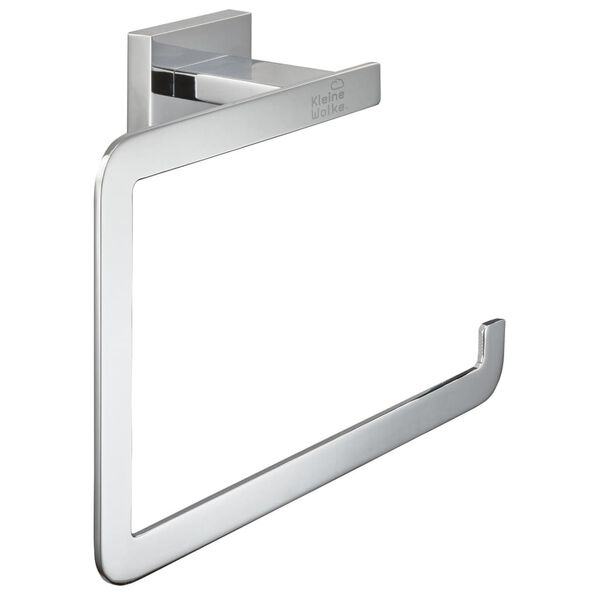 Kleine Wolke Towel Holder Silver Brass Standard Wall mounting