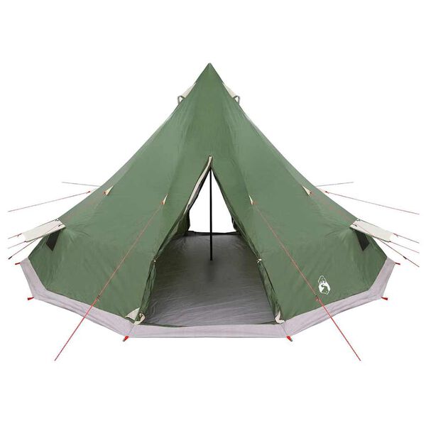vidaXL Family Tipi Tent Folding with Roof Green 560 x 560 x 300 cm