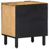 vidaXL Bedside Cabinet Brown Solid Mango Wood Medium Bedside Cabinet