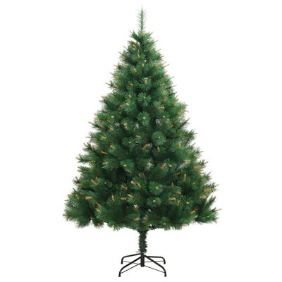 vidaXL Artificial Hinged Christmas Tree with Stand 59.1"