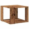 vidaXL Coffee Table Old Wood Engineered Wood 15.7 x 15.7 x 11.8 in