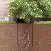 vidaXL Root Barrier Black 0.7 x 3 m HDPE
