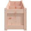vidaXL Garden Planter Set of 2 Natural Wood Solid douglas wood Large