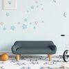 vidaXL Kids Sofa Dark Grey Fabric, Wood, Foam Mini Attractive Design