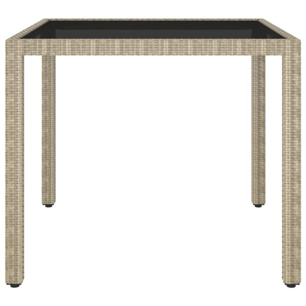 vidaXL Garden Table Set of 3 Beige