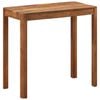 vidaXL Bar Table Honey Solid acacia wood Durable Rectangular