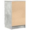 vidaXL Bedside Cabinet Concrete Grey Engineered Wood Medium