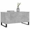 vidaXL Coffee Table Concrete Grey Engineered Wood, Metal