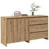 vidaXL Sideboard Set of 2 Artisan oak Engineered wood Medium Sideboard