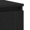 vidaXL Sideboard Black Oak 40.94 x 13.78 x 27.56 in Engineered Wood