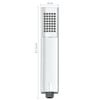 vidaXL Handheld Shower Head Chrome